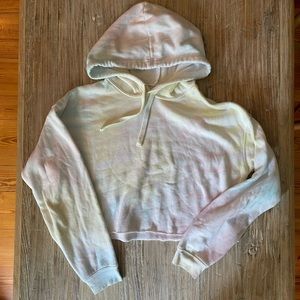 Cropped tie dye sweatshirt S